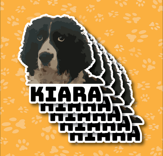 Dog Cartoon Custom Decal